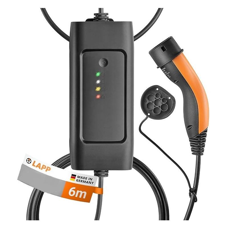 Type 2 portable charger (CEE 16A, 11kW, 5m)