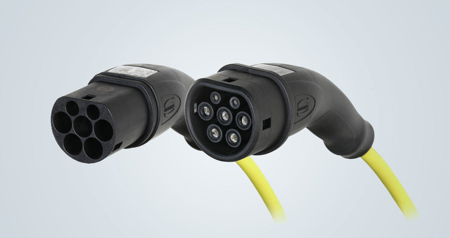 Type 2-Type 2 įkrovimo kabelis (Harting Germany, 32A, 5m)