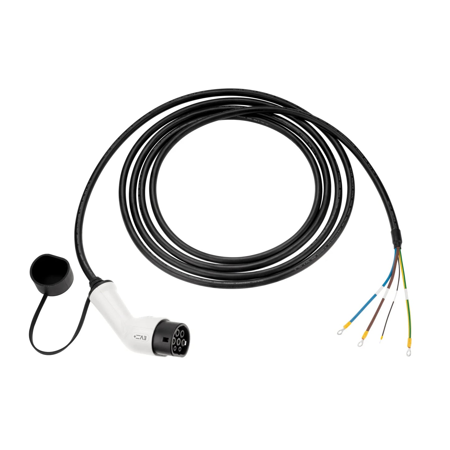 Įkrovimo kabelis stotelei Type 2 (EV+, 32A, 5m)