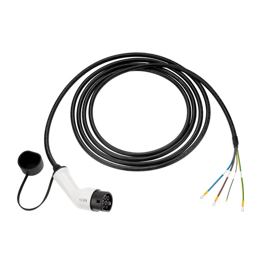 Įkrovimo kabelis stotelei Type 2 (EV+, 32A, 5m)