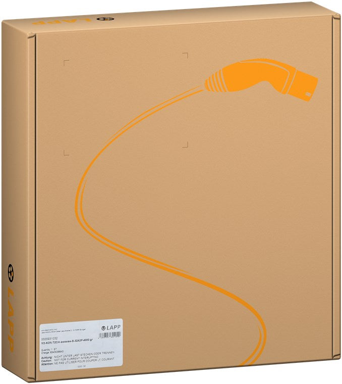 Type 2 nešiojamas įkroviklis Lapp Stuttgart (CEE 16A, 11kW, 6m)
