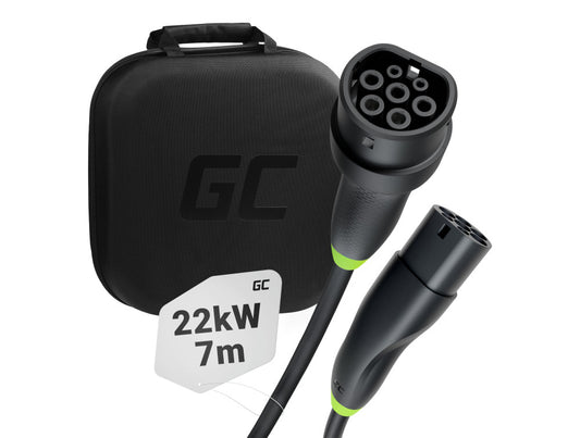 Type 2-Type 2 charging cable (GC, 32A x 3 phases, 22kW, 7m)
